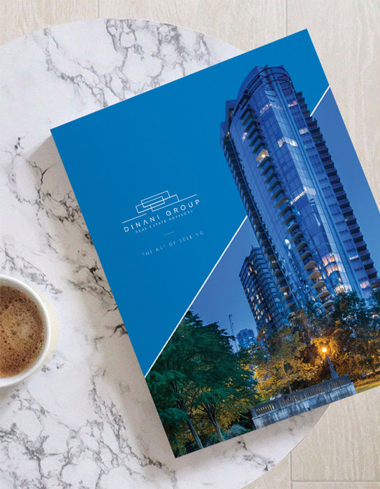 Ash Robertson Design | Graphic Design Portfolio | Real Estate, Dinani Group - Art of Selling Project Marketing Booklet