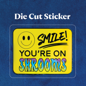 Die Cut Sticker - Shrooms Holographic